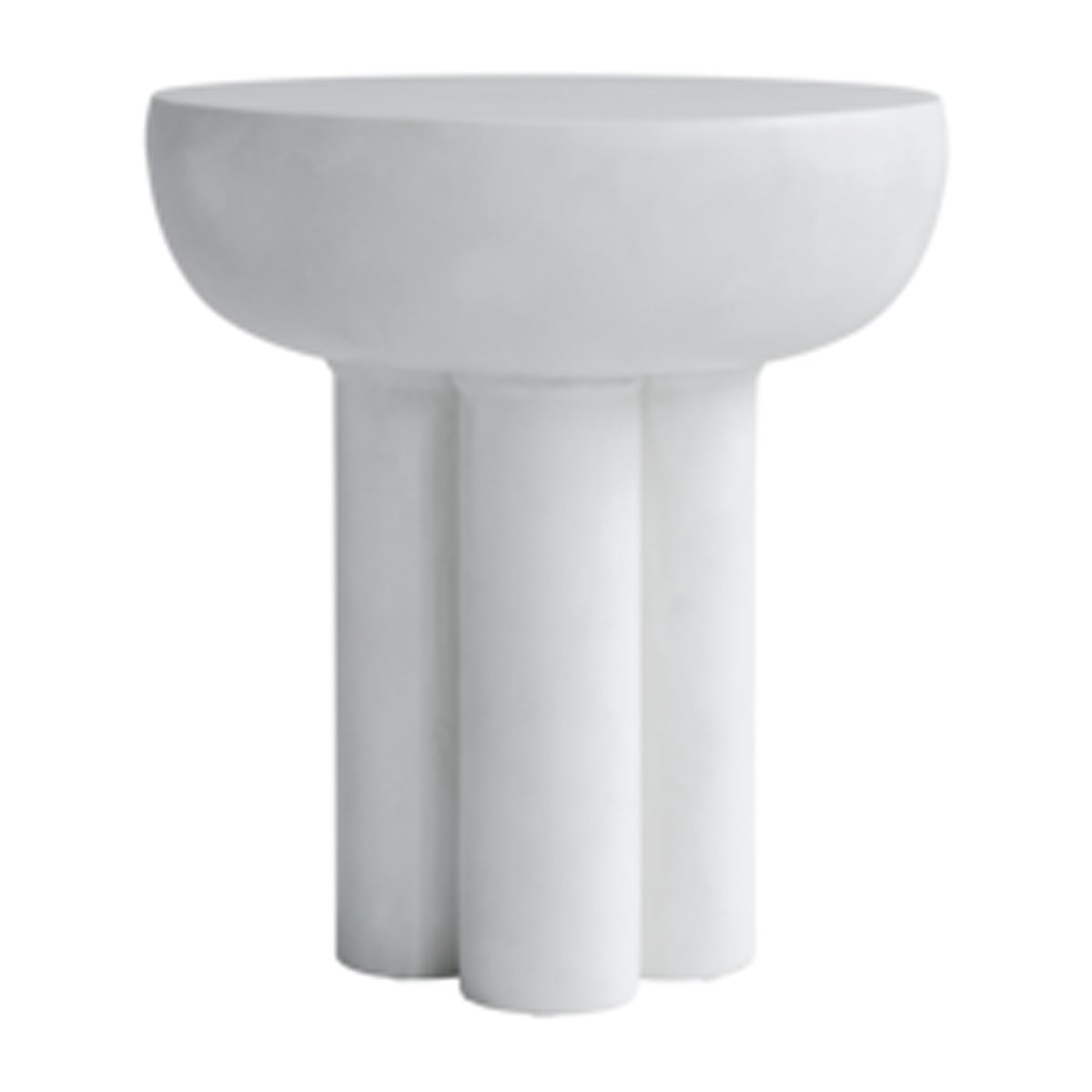 101 Copenhagen Table d’appoint Crown tall Ø45 cm Bone white