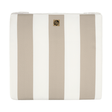 Coussin de chaise Lunda 42x45 cm - Taupe striped - 1898