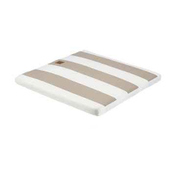 Coussin de chaise Lunda 42x45 cm - Taupe striped - 1898