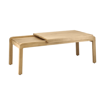 Table basse Knutskog 115x52x41 cm - Chêne laqué naturel - 1898