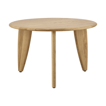 Table basse Lyckeby Ø60x37,5 cm - Chêne laqué naturel - 1898