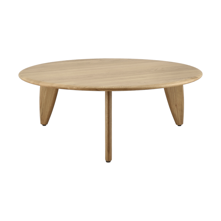 Table basse Lyckeby Ø80x29 cm, Chêne laqué naturel 1898