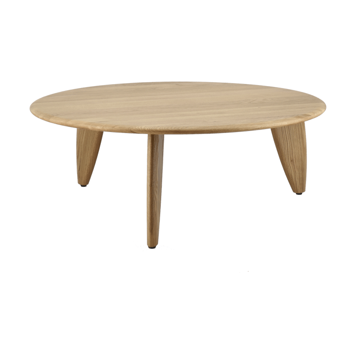 Table basse Lyckeby Ø80x29 cm, Chêne laqué naturel 1898