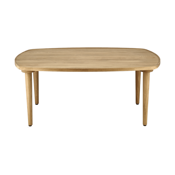 Table basse Nyhem 89x59x37 cm, Chêne laqué naturel 1898