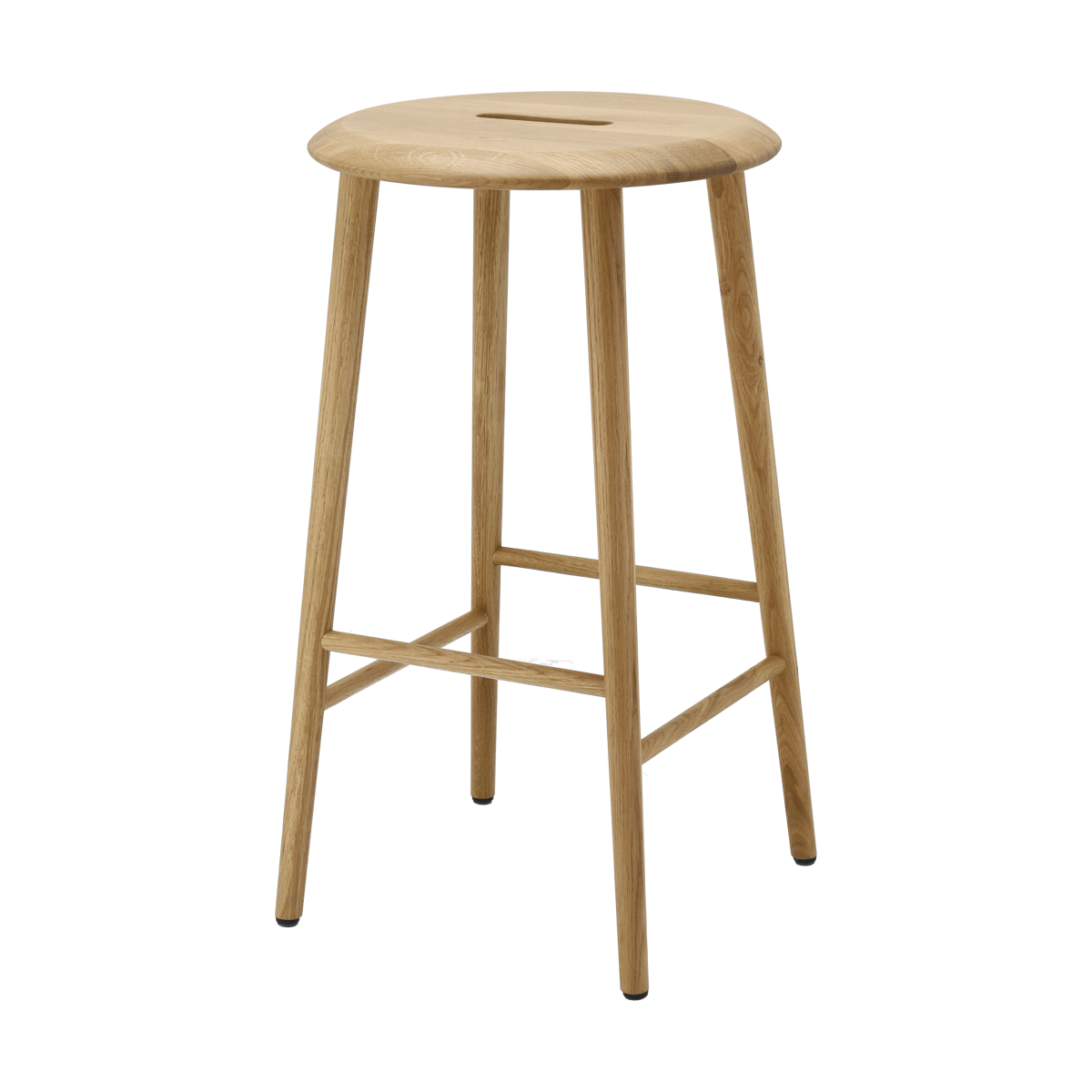 1898 Tabouret de bar Norrabo 65 cm Chêne laqué naturel