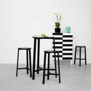 Tabouret Happy - Noir-noir - A2