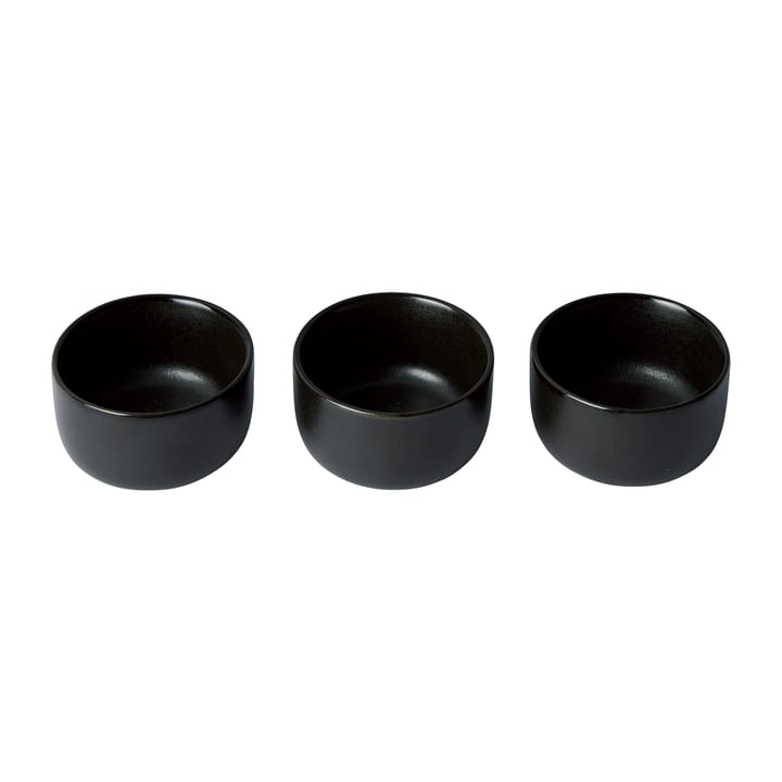 Bol Raw mini Ø7,5 cm Lot de 3 - Noir titane - Aida