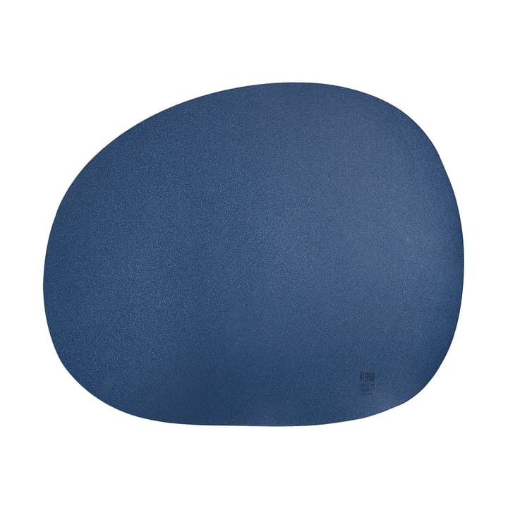 Set de table Raw 41 x 33,5 cm - Bleu foncé - Aida