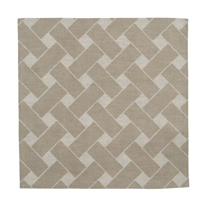 Panier XL serviette 45x45 cm lot de 2 - Taupe-naturelle - Almedahls