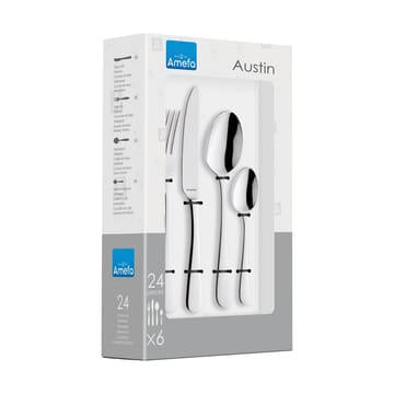 Set de couverts Austin 24 pièces - Acier inoxydable - Amefa