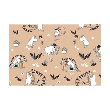 Ensemble de literie Moomin 150x210 cm - Famille Moumines beige - Arabia