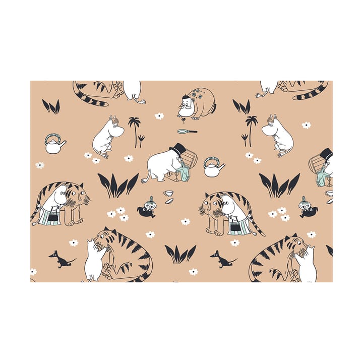 Ensemble de literie Moomin 150x210 cm, Famille Moumines beige Arabia