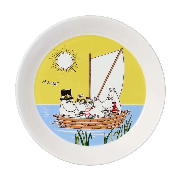 Moomin plate Bonfire & Sailing 2 parts, 19cm Arabia