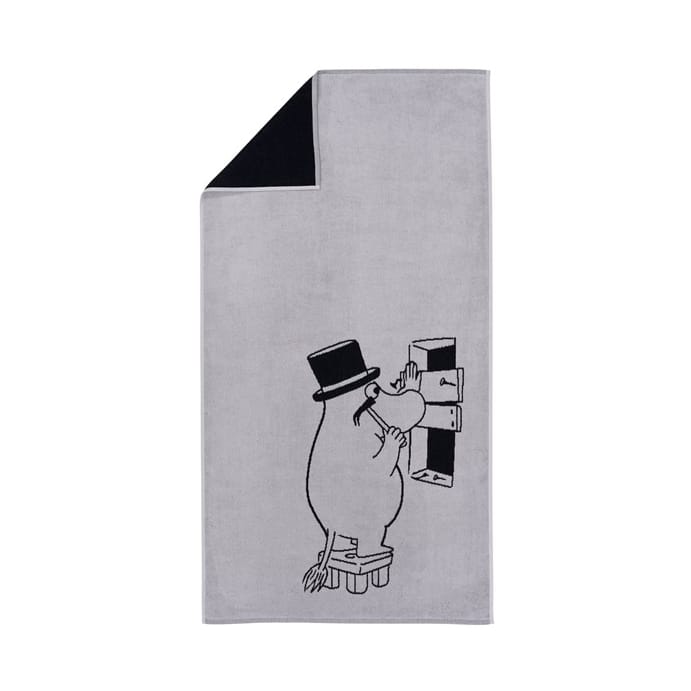 Serviette de bain Moomin 70x140 cm - Papa Moumine gris - Arabia