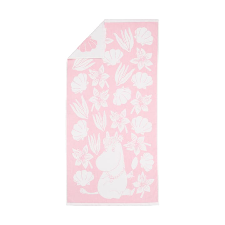 Serviette de bain Moomin 70x140 cm - Snäckskal rosa - Arabia