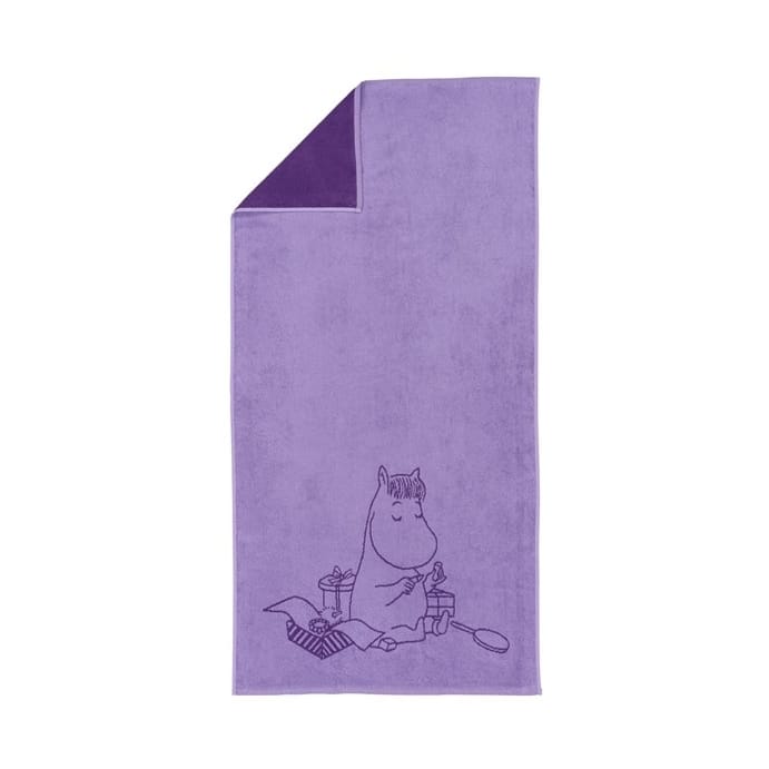 Serviette de bain Moomin 70x140 cm - Snorkmaiden violette - Arabia