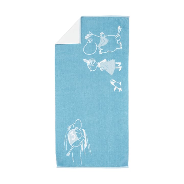 Serviette de bain Moomin Ski jumping - 70x140 cm - Arabia