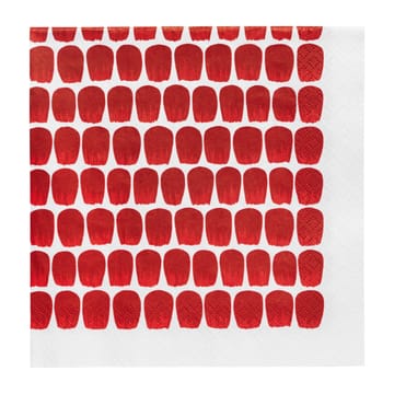 Serviettes 24h Tuokio 33x33 cm Lot de 20 - Rouge - Arabia