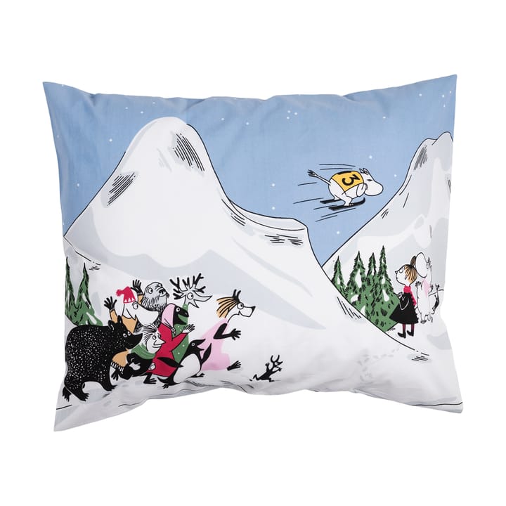 Taie d'oreiller Moomin Ski jumping - 50x60 cm - Arabia