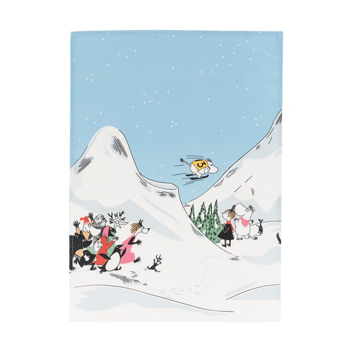 Torchon Mumin Ski jumping - 50x70 cm - Arabia