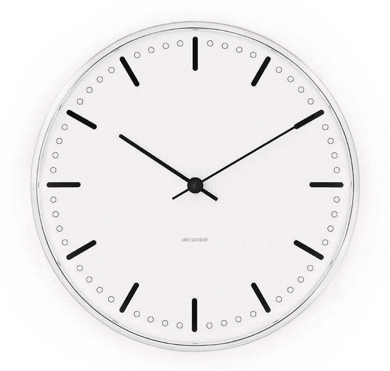 Horloge murale Arne Jacobsen City Hall diam tre 29 cm