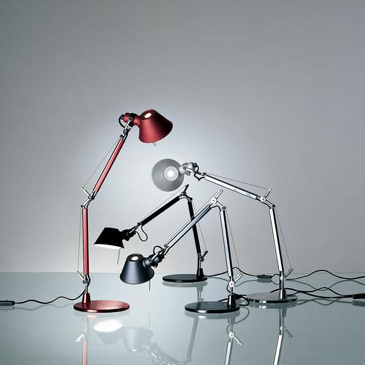 Tolomeo micro lampe de table, aluminium brut Artemide