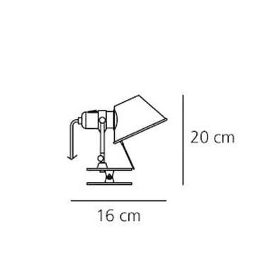 Tolomeo pince micro lampe murale - aluminium, led - Artemide