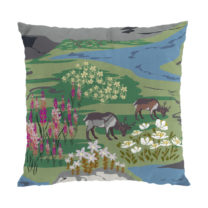 Housse de coussin Fjällängar 47x47 cm - Vert - Arvidssons Textil