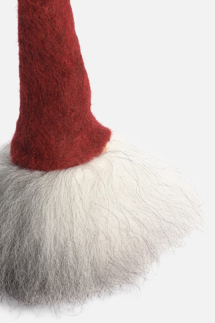 Lutin à barbu, Rouge/Gris, petit Åsas tomtebod