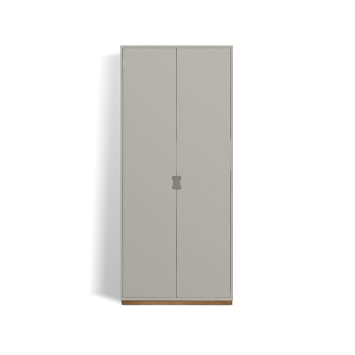 Armoire haute Snö F - Light grey, base en chêne, dj.42 cm - Asplund