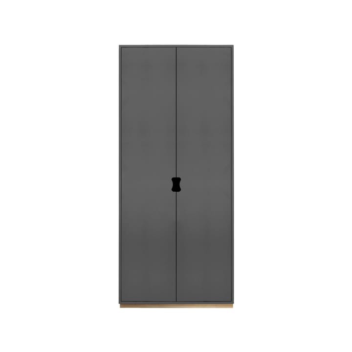 Armoire haute Snö F - Storm grey, base en bouleau, dj.30 cm - Asplund