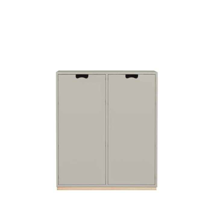 Armoire Snö E - Light grey,base en bouleau, portes opaques, dj.42 cm - Asplund