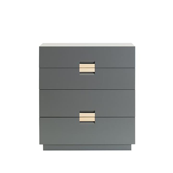 Commode Frame Medium - storm grey, cuir natural - Asplund