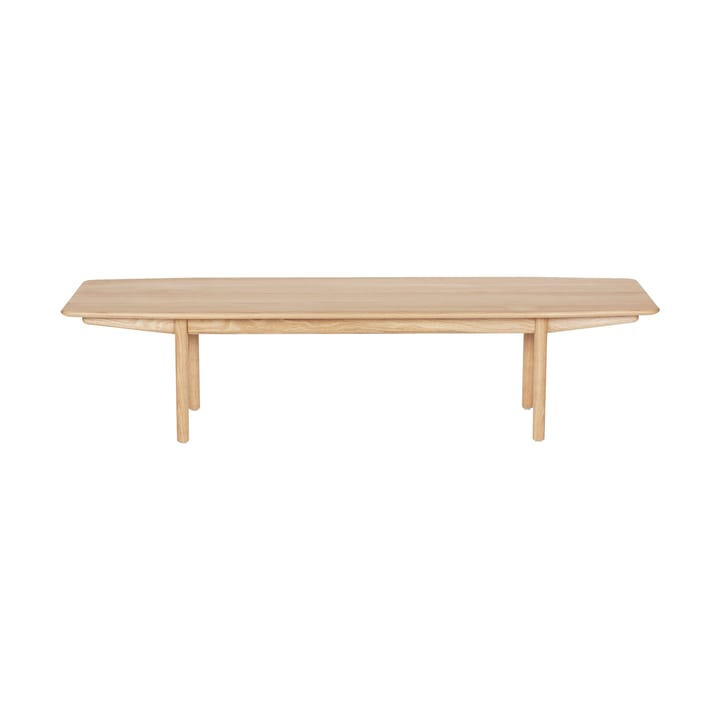 Table basse Lucca Lounge 50x160 cm - White stained oak - Asplund