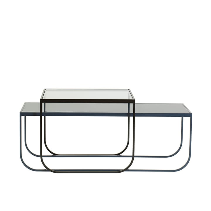 Table basse Tati Lounge High, verre, nordic blue Asplund