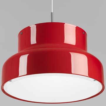 Lampe Bumling grand 600 mm - Rouge-grille circulaire - Ateljé Lyktan