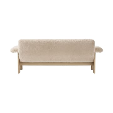 Canapé 2 places Brasilia - Natural oak-Nature sheepskin curly - Audo Copenhagen