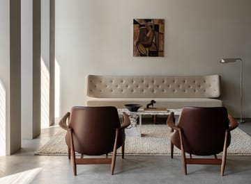 Chaise lounge Elizabeth - Walnut-Logan Jasmine - Audo Copenhagen