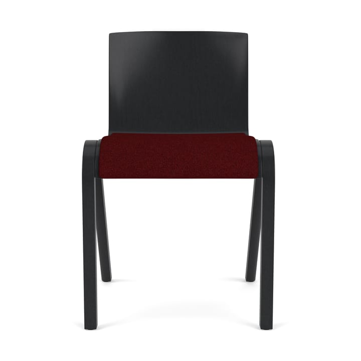 Chaise Ready assise rembourrée, Black oak-Baru 0570 Red Audo Copenhagen