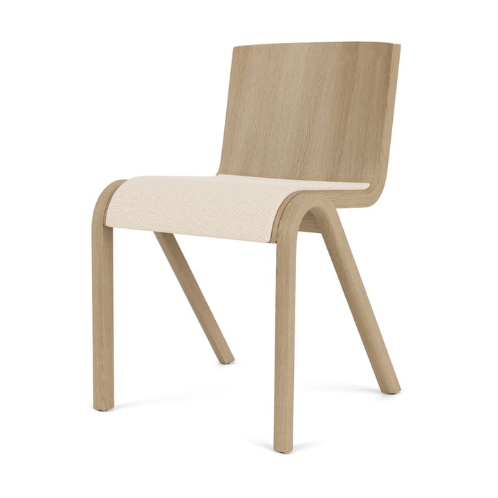 Chaise Ready assise rembourrée - Natural oak-Logan Jasmine - Audo Copenhagen