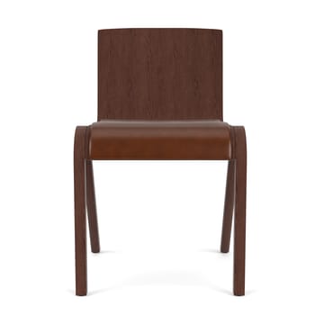 Chaise Ready assise rembourrée - Red oak-Dakar 0329 Brown - Audo Copenhagen