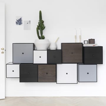 Cube avec porte Frame 28 - Frêne coloré noir - Audo Copenhagen