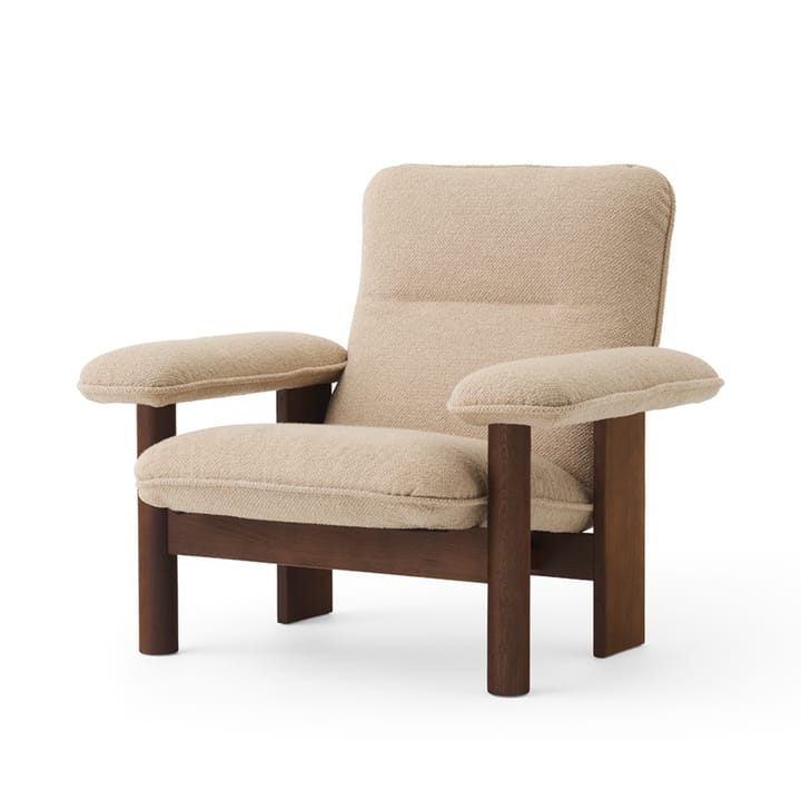 Fauteuil Brasilia - Dark oak-Bouclé 02 beige - Audo Copenhagen