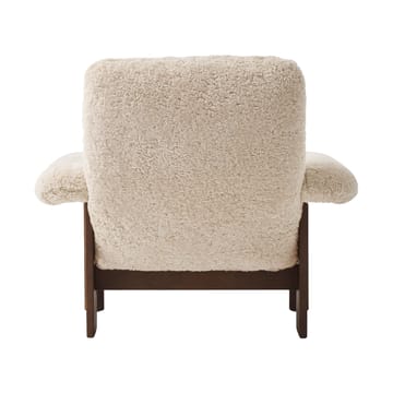 Fauteuil Brasilia - Dark oak-Nature sheepskin curly - Audo Copenhagen