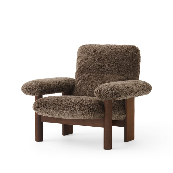 Fauteuil Brasilia - Dark oak-Root sheepskin - Audo Copenhagen