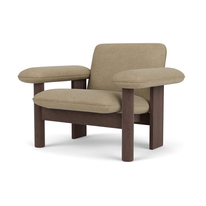 Fauteuil Brasilia low back, Dark oak-Audo Bouclé 02 Audo Copenhagen