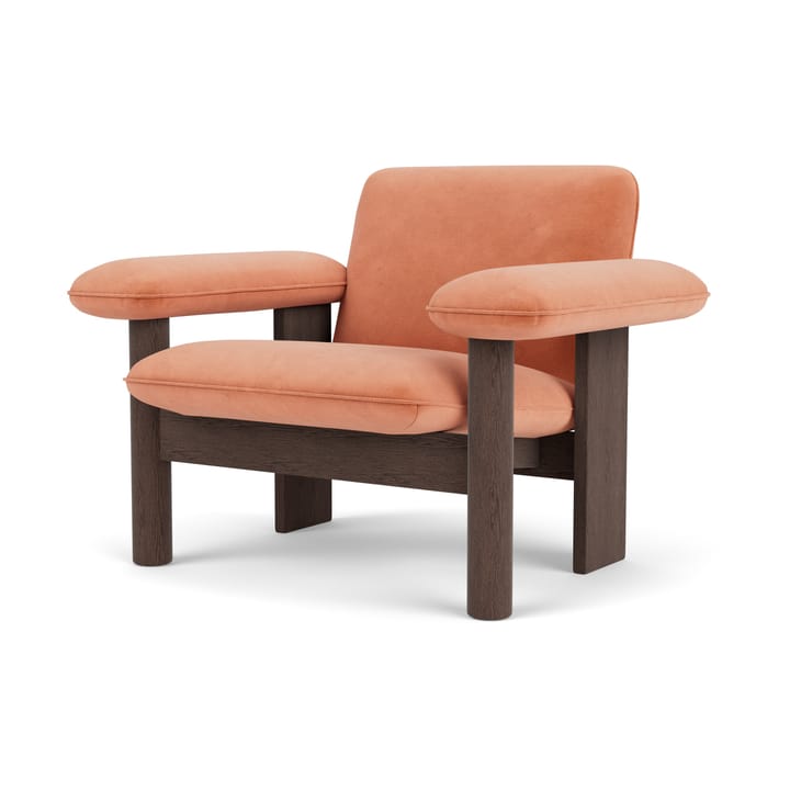 Fauteuil Brasilia low back - Dark oak-Avalon 012 - Audo Copenhagen