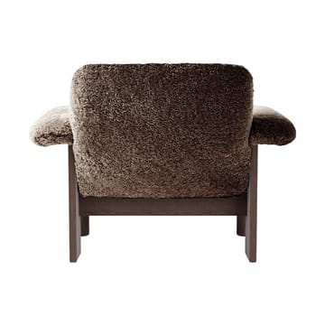 Fauteuil Brasilia low back - Dark oak-Sahara sheepskin curly - Audo Copenhagen