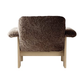 Fauteuil Brasilia low back - Natural oak-Sahara sheepskin curly - Audo Copenhagen