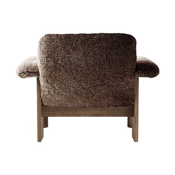 Fauteuil Brasilia low back - Walnut-Sahara sheepskin curly - Audo Copenhagen